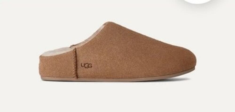 NIB UGG Elea Slip-On Slippers Women's 6 Water-Resistant Suede Sheepskin cliog